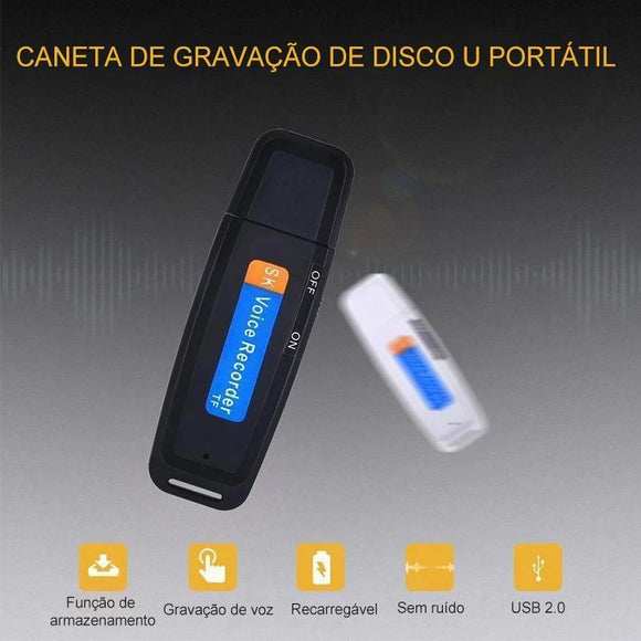 Gravador de Voz USB