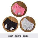 Calcinha Absorvente para Menstruação KIT 3PCS