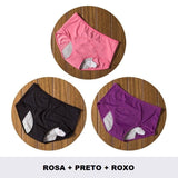 Calcinha Absorvente para Menstruação KIT 3PCS