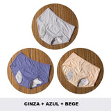 Calcinha Absorvente para Menstruação KIT 3PCS