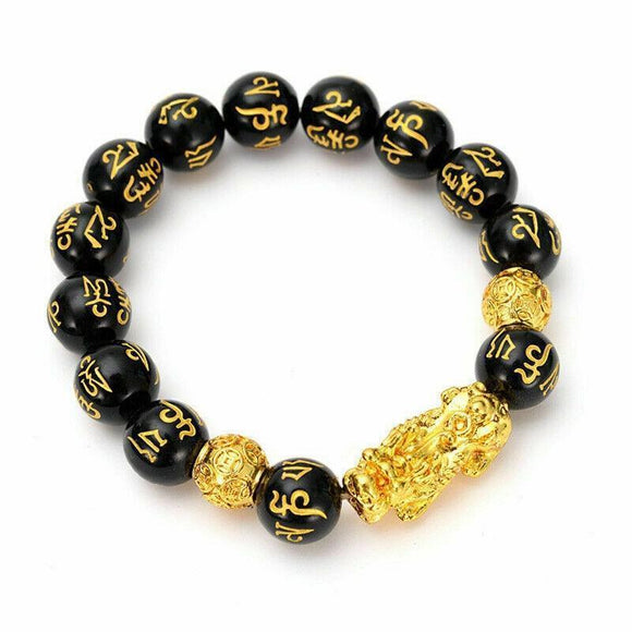 Pulseira Feng Shui Black Obisidian